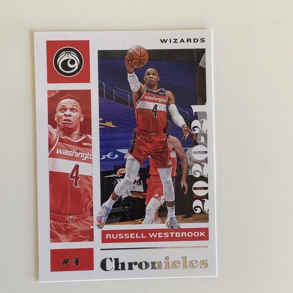 Russell Westbrook  2020 2021 Washington wizards Chronicles Panini. - Picture 1 of 2